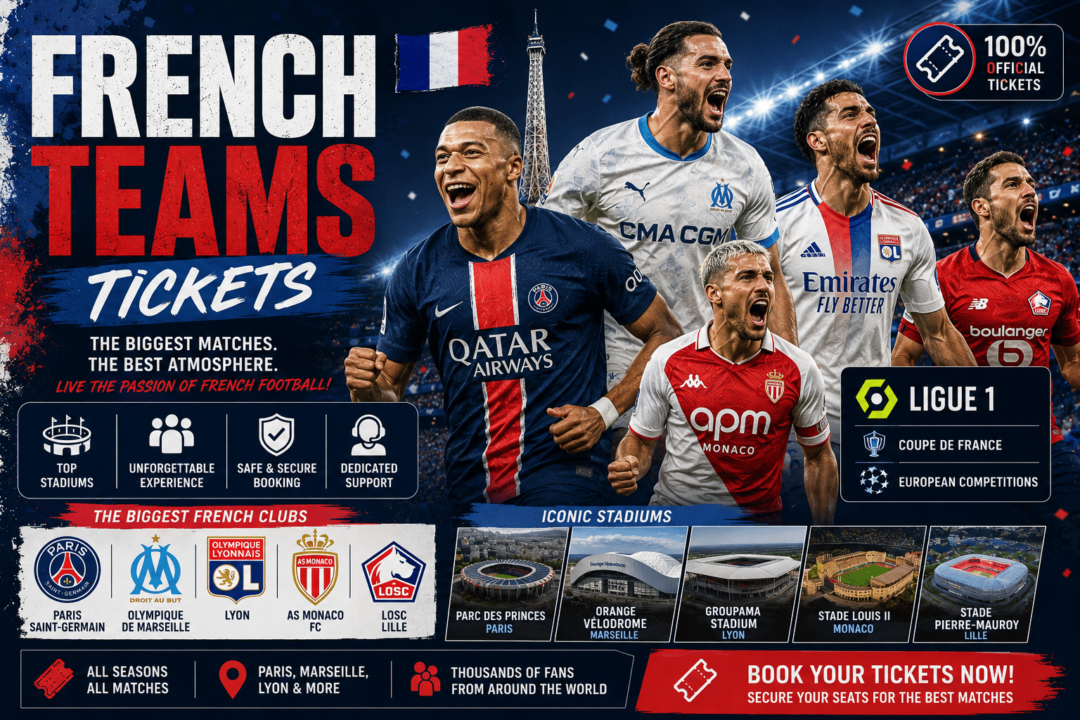 French Teams tickets