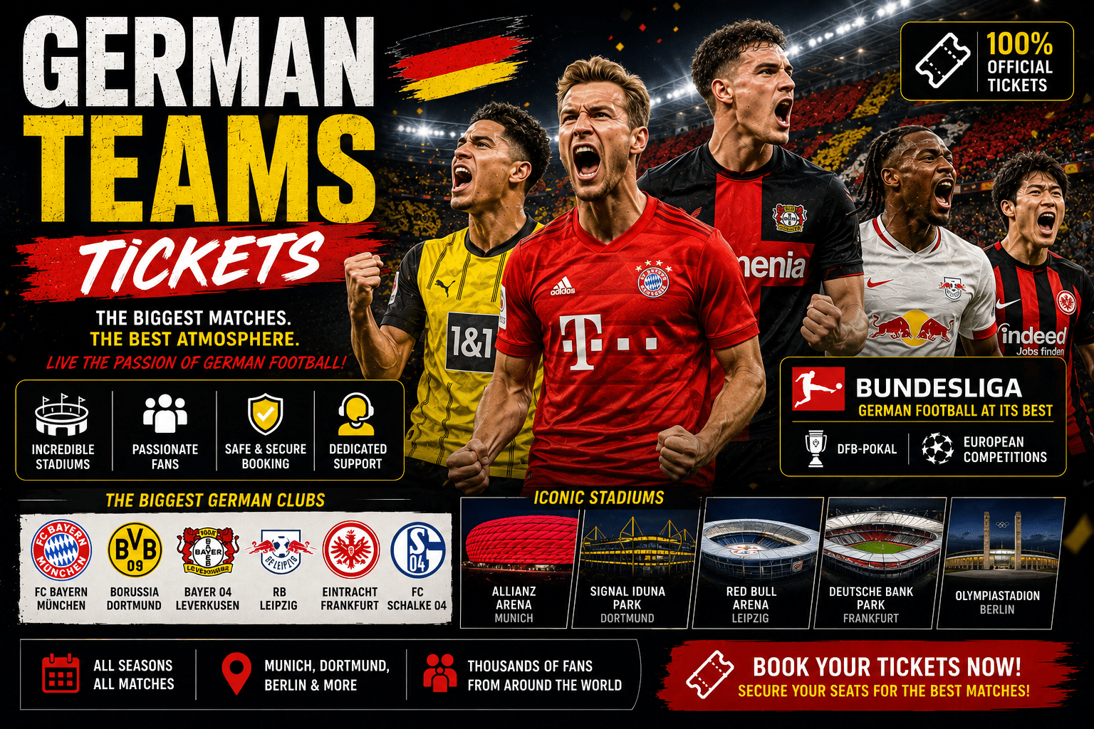 German Teams Tickets